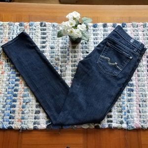 7 For All Mankind Roxanne Dark Wash Skinny Jean